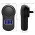 Ultrasonic Pest Repeller with LCD Display Electronic Repellent Control for Mice Cockroaches Insects black British regulatory
