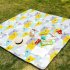 Ultrasonic Picnic Mat Large Sandproof Beach Blanket Foldable Outdoor Blanket for Camping Grass Picnic Mat 240x240cm