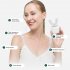 Ultrasonic Toothbrush  LED Light Waterproof U Shaped Brush Head Protects Gums  360   Oral Cleaning Ordinary White