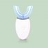 Ultrasonic Toothbrush  LED Light Waterproof U Shaped Brush Head Protects Gums  360   Oral Cleaning Ordinary White