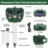 Ultrasonic Waterproof Animal Repellent 13 5 Khz  45 5 Khz Ip44 Waterproof Cat Dog Repellent Deterrent Green