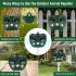 Ultrasonic Waterproof Animal Repellent 13 5 Khz  45 5 Khz Ip44 Waterproof Cat Dog Repellent Deterrent Green