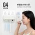Ultraviolet Electric Toothbrush Sterilizer Free Punch Wall Mount Toothbrush Storage Box white