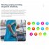 Um95 Pro Smart Watch Bluetooth Calling Health Monitoring Exercise Pedometer Fitness Bracelet Black