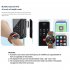 Um95 Pro Smart Watch Bluetooth Calling Health Monitoring Exercise Pedometer Fitness Bracelet Black