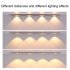 Under Cabinet Lights Led Light Strip With 3 Induction Modes 3 Lighting Modes Strong Magnetic Attraction Design Cabinet Lighting For Kitchen Wardrobe Cupboard Pi