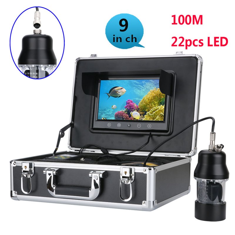 360 Degree Rotation Underwater Fishing Camera, DC 12V Fish Finder Video  Camera, For Ice Fishing For Well Inspection 