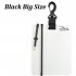 Underwater Writing Slate Diving Wordpad Gear Board with Swivel Clip Pencil for Water Sports Diving Swimming Black large
