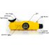 Underwater scuba mask DVR with 720p resolution is ideal for holidays with the family in the sea or in the pool