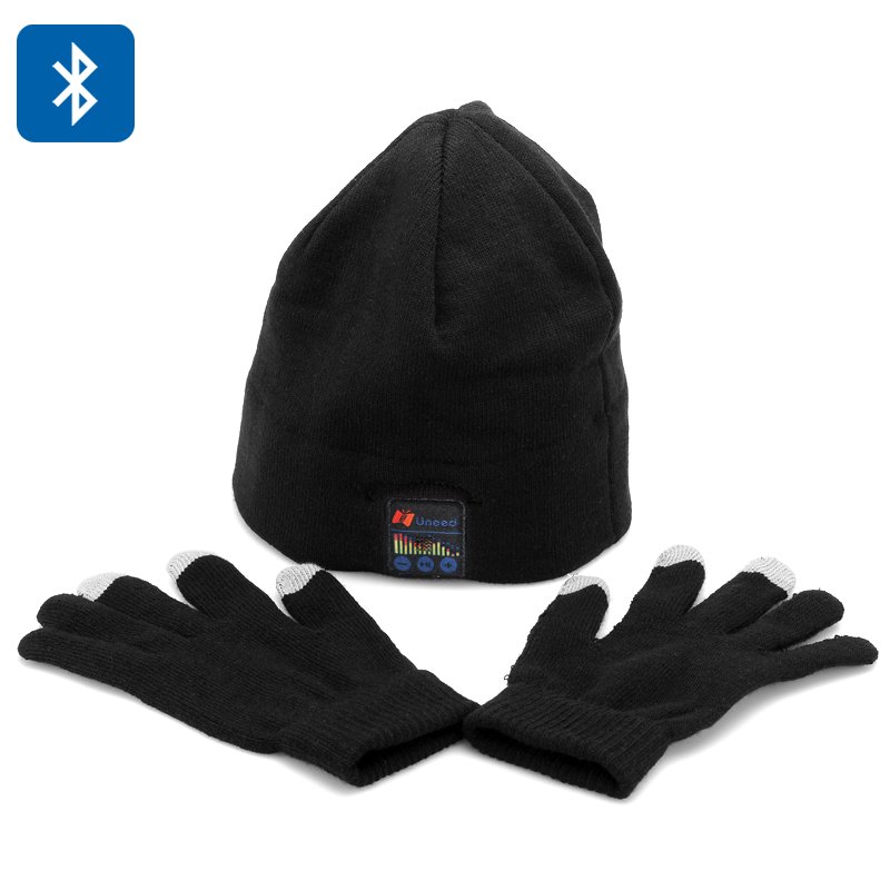 Uneed Bluetooth Hat + Touch Gloves Set