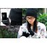 Uneed Fashionable Bluetooth Hat and Touch Gloves Set is Ideal for Autumn and Winter 