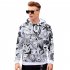 Unisex 3D Casual Digital Printing Fashion Pattern Long Sleeve Hooded Shirt Sweatshirts W style XL