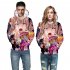 Unisex 3D Casual Digital Printing Fashion Pattern Long Sleeve Hooded Shirt Sweatshirts R style M