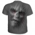 Unisex 3D Digital Skull Printed Round Neck Short Sleeve T shirt as shown XL