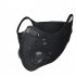 Unisex Activated Carbon Dust   proof Sports Healthy Mask Riding Sports Mask  black One size