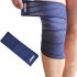 Unisex Adjustable Knee Brace Support High Elasticity Compression Wrap Bandage for Calf Thigh Support Black   blue about 180 cm
