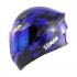 Unisex Advanced Double Lens Flip up Motorcycle Helmet Off road Safety Helmet green with colorful lens XL