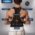 Unisex Back Posture Corrector Magnetic Adjustable Posture Brace Back Support Belt L