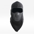 Unisex Bicycle Thermal Winter Warm Hat Windproof <span style='color:#F7840C'>Motorcycle</span> <span style='color:#F7840C'>Face</span> Mask Hat Neck Helmet Beanies black_One size
