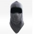 Unisex Bicycle Thermal Winter Warm Hat Windproof Motorcycle Face Mask Hat Neck Helmet Beanies Dark gray One size