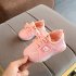 Unisex Children LED Light Shoes Sports Casual Anti skid Baby Breathable Shoes  Pink 21 inner length 13cm