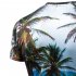 Unisex Coconut Tree 3D Digital Print Loose Short Sleeve Round Collar Large Size T shirt Coconut Tree  M