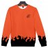 Unisex Cool Naruto Anime 3D Printed Round Collar Sweatshirts Sweater Coat A style S
