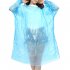 Unisex Extra Thick Emergency Waterproof Rain Poncho with Drawstring Hood Raincoat
