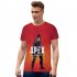 Unisex Fashion 3D Colorful Game Digital Printing Cotton T shirt I S