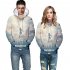 Unisex Fashion 3D DJ Marshmello Pattern Casual Long Sleeve Hooded Tops  C S