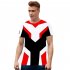 Unisex Fashion Casual 3D Print Fitness Tops Cosplay Short Sleeve Shirt