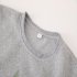 Unisex Fashion Kaws Long Sleeved Blouses Plush Round Collar Tops gray S