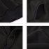 Unisex Fashion Pattern Printing Round Collar Plush Hoodies Black XXL