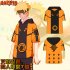 Unisex Fashion Short sleeved T shirt Hooded Tops with Naruto Digital 3D Print  I style M