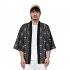 Unisex Fashion Thin Sunscreen Robe Summer Half Sleeve Loose Kimono Clothes V00022 3M25 L