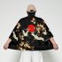 Unisex Fashion Thin Sunscreen Robe Summer Half Sleeve Loose Kimono Clothes V00022 3M25 L