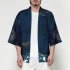 Unisex Fashion Thin Sunscreen Robe Half Sleeve Loose Large Size Kimono Clothes V00019 3M25 S