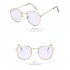 Unisex Fashionable Sunglasses Thin Metal Frames Eyewear