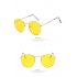 Unisex Fashionable Sunglasses Thin Metal Frames Eyewear