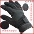 Unisex Full Finger Gloves Warm Windproof Thickening Comfortable Outdoor Gloves Cycling Motorcycle Hiking Camping Black M