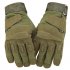 Unisex Full Finger Gloves Warm Windproof Thickening Comfortable Outdoor Gloves Cycling Motorcycle Hiking Camping Khaki L