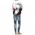 Unisex Japan Anime Character 3D Print Casual Hoodies Sweatshirt Pullover Tops as shown XXL