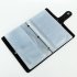 Unisex Leather Business Card Organizer Holder Bag 96 Cell