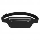 Unisex Multi function Running Bag Outdoor Sports Running Waist Pockets Black