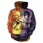 Unisex Naruto Comics Related Products 3D Printing Fashion Hoody Naruto Sasuke XXL