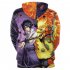 Unisex Naruto Comics Related Products 3D Printing Fashion Hoody Naruto Sasuke XXXL