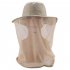 Unisex Outdoor Anti mosquito Mask Fishing Hat with Head Net Mesh Face Protection