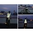 Unisex Outdoor Cycling Safety Vest Bike Ribbon Bicycle Light Reflecing Elastic Harness for Night Riding 118g 4cm fluorescent green