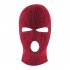 Unisex Outdoor Knitting Sewing Face Mask Cap Warm for Skiing Riding black One size