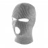 Unisex Outdoor Knitting Sewing Face Mask Cap Warm for Skiing Riding light grey One size